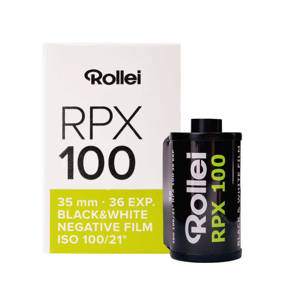 RPX black and white negative film | 35 mm | 36 recordings | ISO 25/100/400